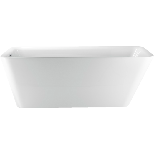 Milobad badekar 78x60x170 cm hvid akryl
