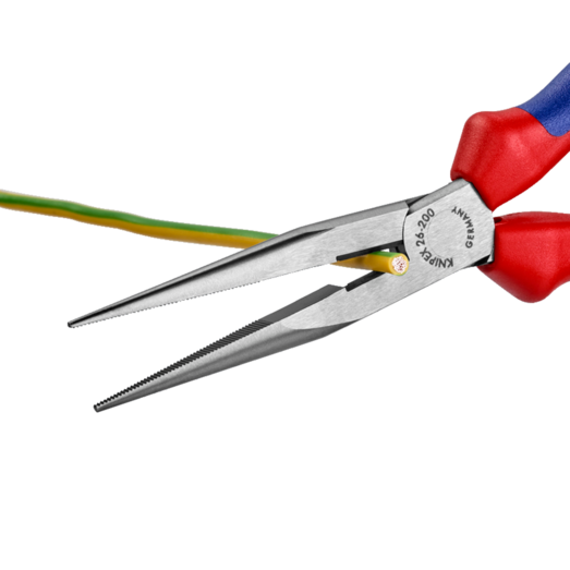 Knipex spidstang med skær og flerkomponent håndtag 200 mm
