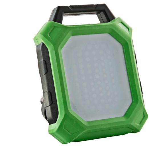 Wexim bandit worklight LED 10W med batteri grøn