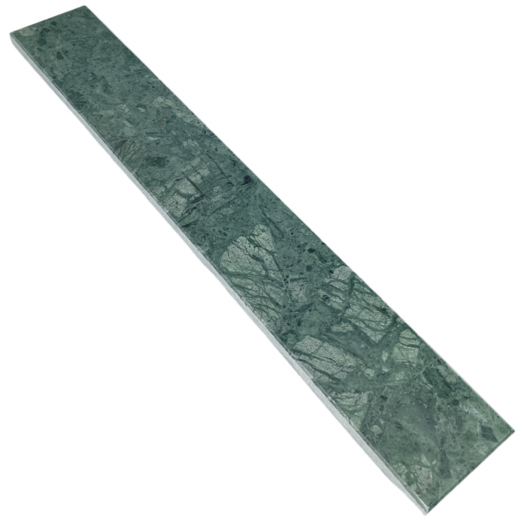 Sildebensfliser Marmor Verde Guatemala grønlig 6x40x1,2 cm