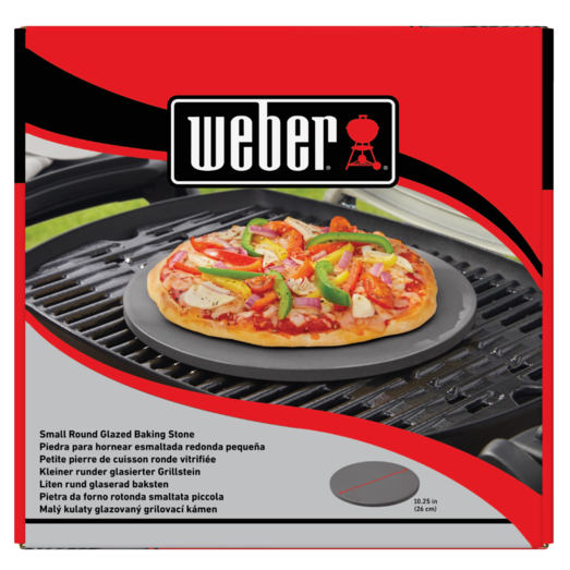 Weber pizzasten med alu bageplade Ø26 cm grå
