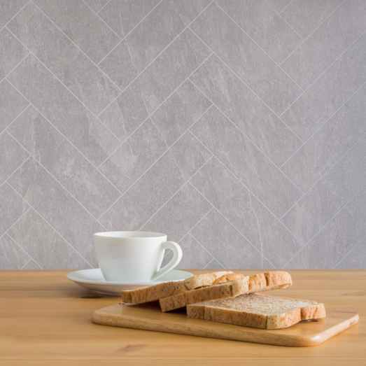 Berryalloc kitchenwall sildeben 2,2x600x1200 mm skifergrå