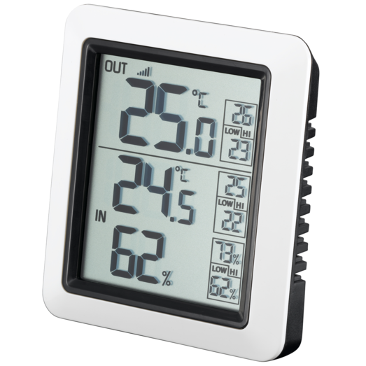 Rosenborg WS0270 vejrstation med inden- og udendørs termometer