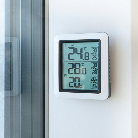 Rosenborg WS0270 vejrstation med inden- og udendørs termometer