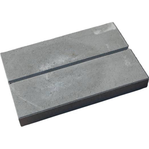 Topplade grå til lock-block/afdækning - 40x60x7 cm