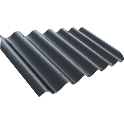Cembrit bølgeplade B7 sortblå 1100x570 mm