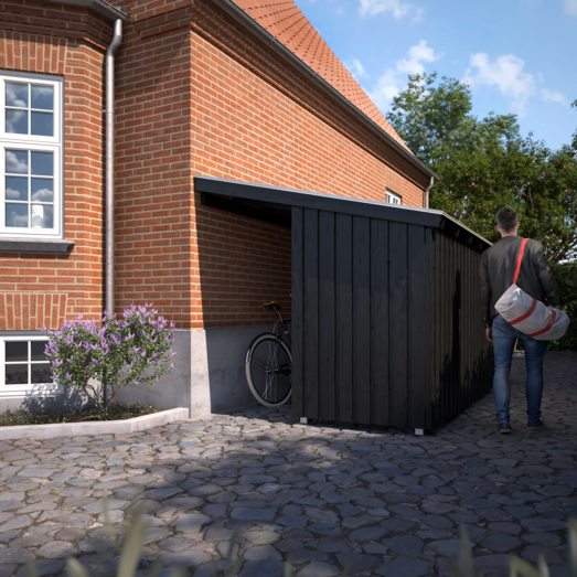 Plus Nordic Multi havehus vægmodel 9,5 m² med halvlukket front