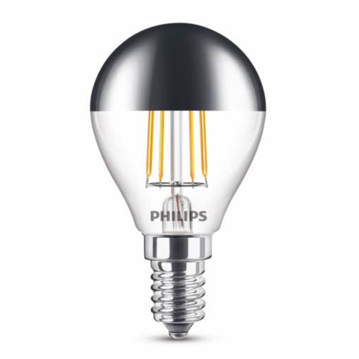 Philips Krone Topforspejl LED pære E14 35W klar