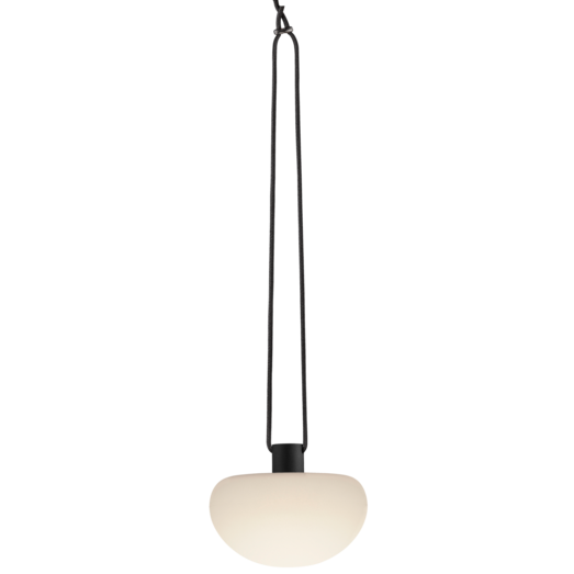 Nordlux Sponge havelampe pendel Ø20 hvid/sort