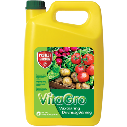 VitaGro drivhusgødning og plantenæring 4 L