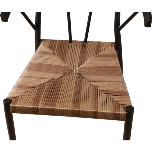 montering flydende Valnød Byskov havestol i sort | Køb havemøbler hos Davidsen