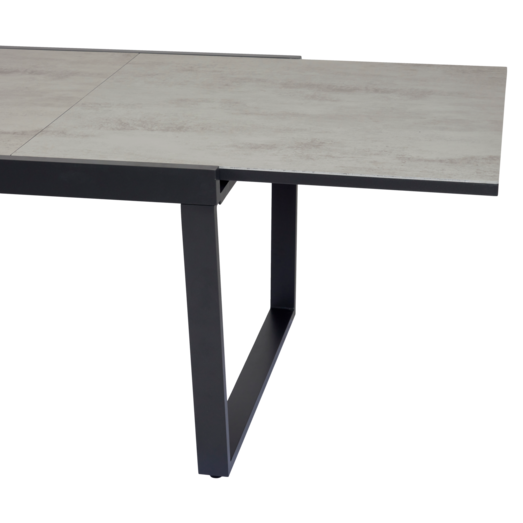 Hellebæk havebord grå, 200 x 100 cm
