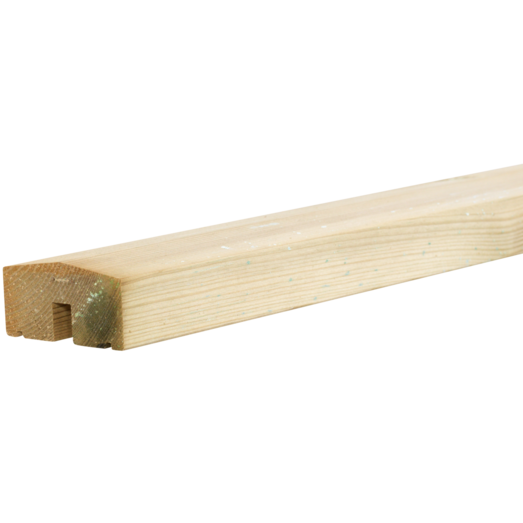 Plus Klink/Plank mellemtop/afslutning 174 cm trykimprægneret