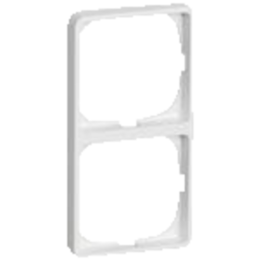 LK Fuga baseline ramme 2x1 modul hvid