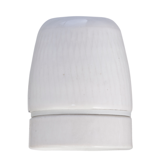 E-Line fatning E27 porcelæn hvid
