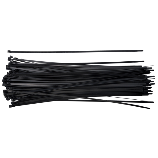 E-Line kabelstrips 8,0x550 mm 100 stk sort