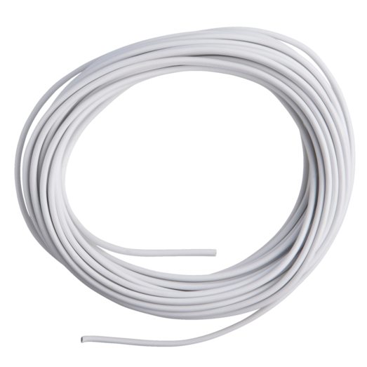 E-Line ledning flad 2x0,75 hvid 10 m