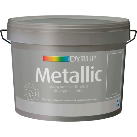 Dyrup maling metallic silver metal