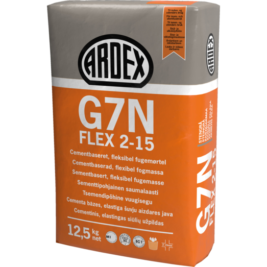 Ardex fugemasse G7N flex 2-15, 12,5 kg basalt