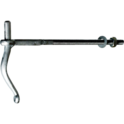PN skruestabel 175x265 mm m/16 mm tap varmforz.