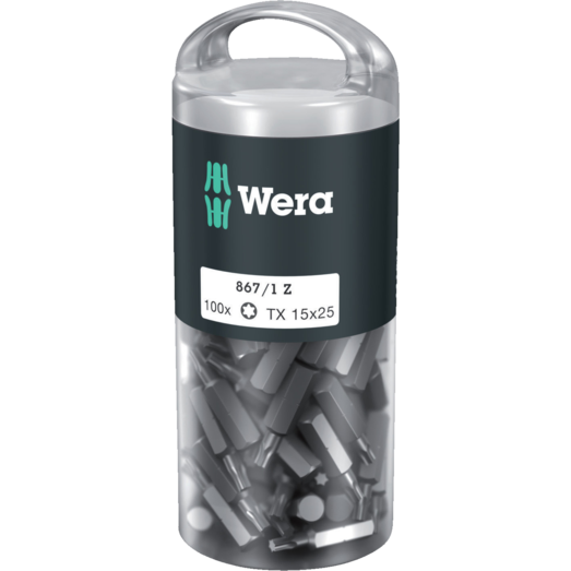 Wera 867/1Z DIY-Boks TX 15x25 mm 100 stk