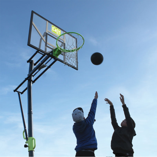 Exit Galaxy basketball bagplade m/dunk-basketkurv fritstående