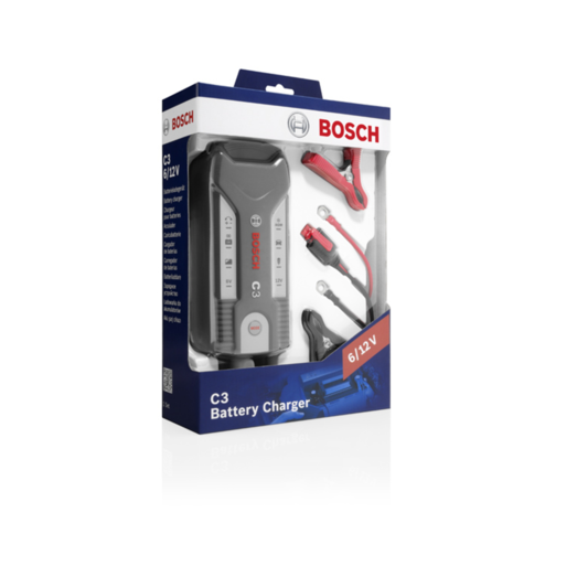 Bosch lader t/bilbatteri C3 6/12V