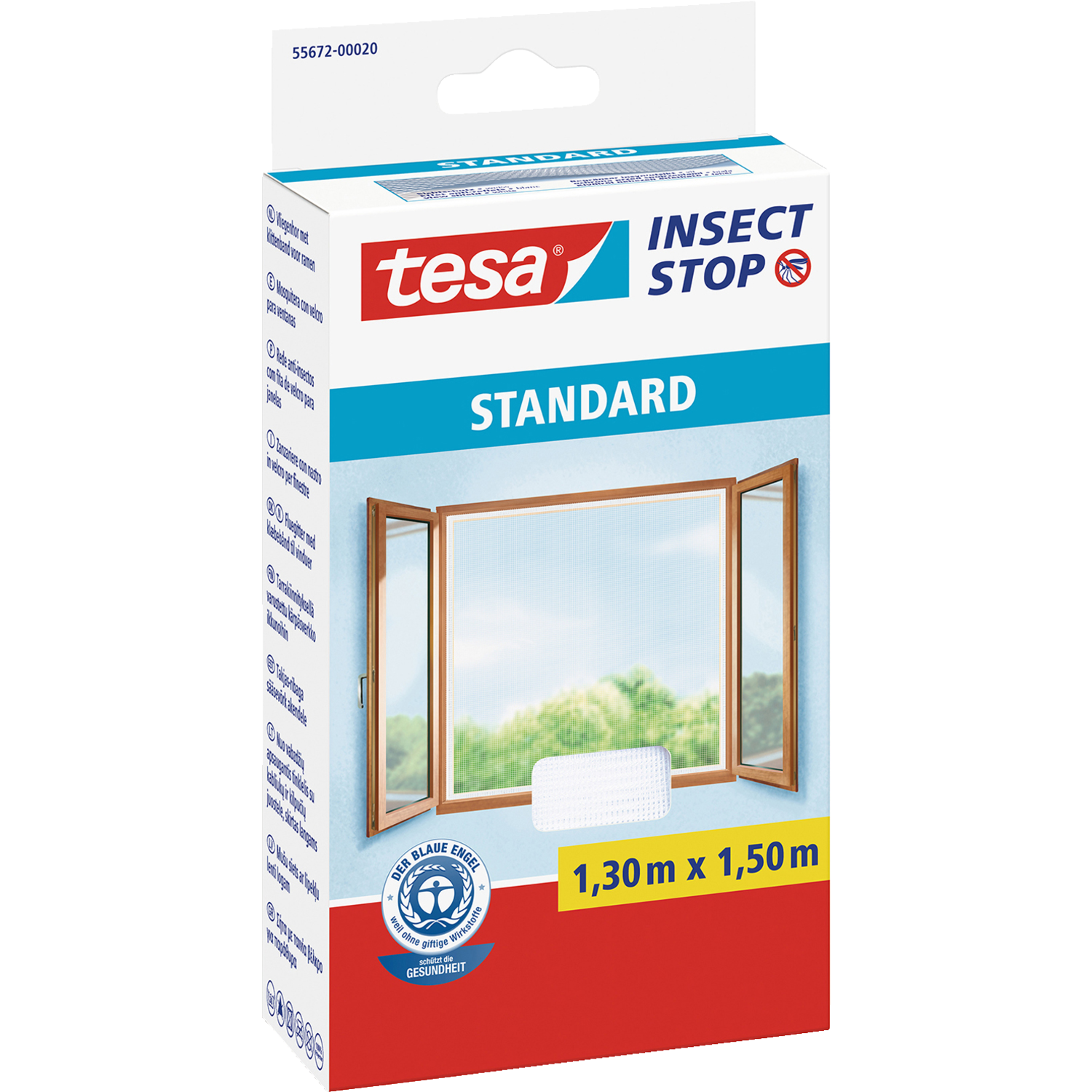 median Skifte tøj Nuværende Tesa® Insect Stop Insektnet Standard t/ vinduer 1,3x1,3 m hvid