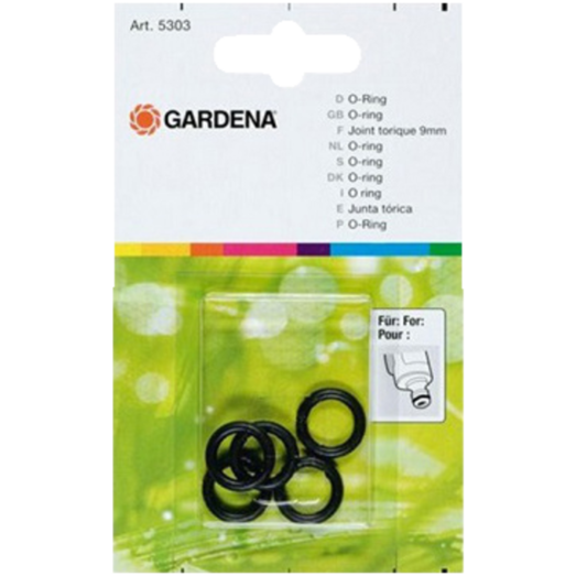 Gardena O-ring 9 mm. 5 stk. 05303-20