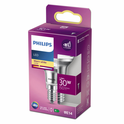 Philips Reflektor LED pære E14 30W 1 pack
