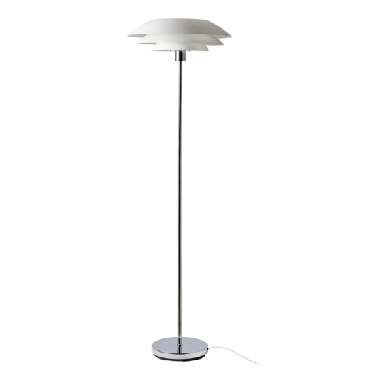 Dyberg Larsen DL45 gulvlampe 146x45x45 cm mat hvid 