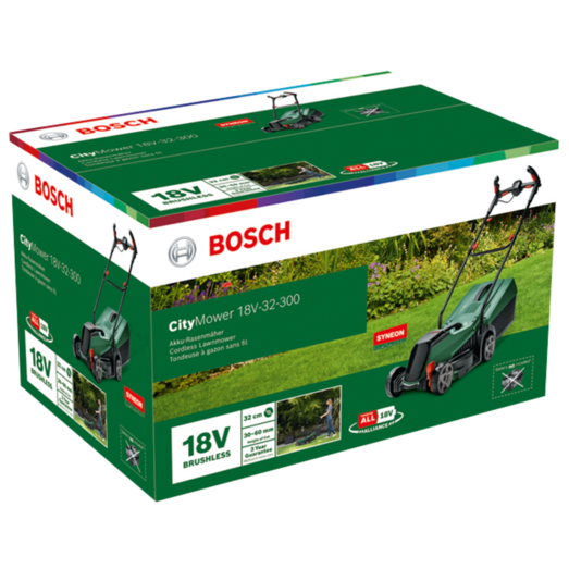 Bosch CityMower 18V plæneklipper solo