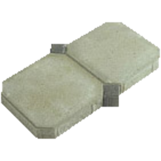 IBF Mini SquareLine® normalflise, 30x30x6 cm, grå
