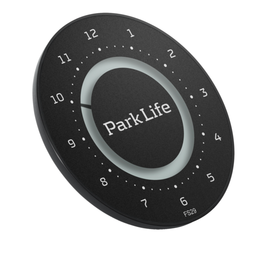 Park Life parkeringsskive - sort