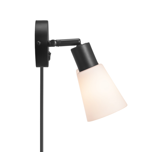 Nordlux Cole 2-skinne loftlampe sort/opal
