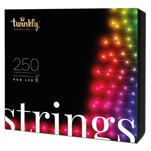 Twinkly Light String lyskæde RGB Multifarve