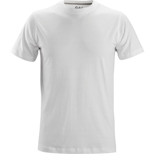 Snickers Workwear t-shirt kortærmet klassisk hvid