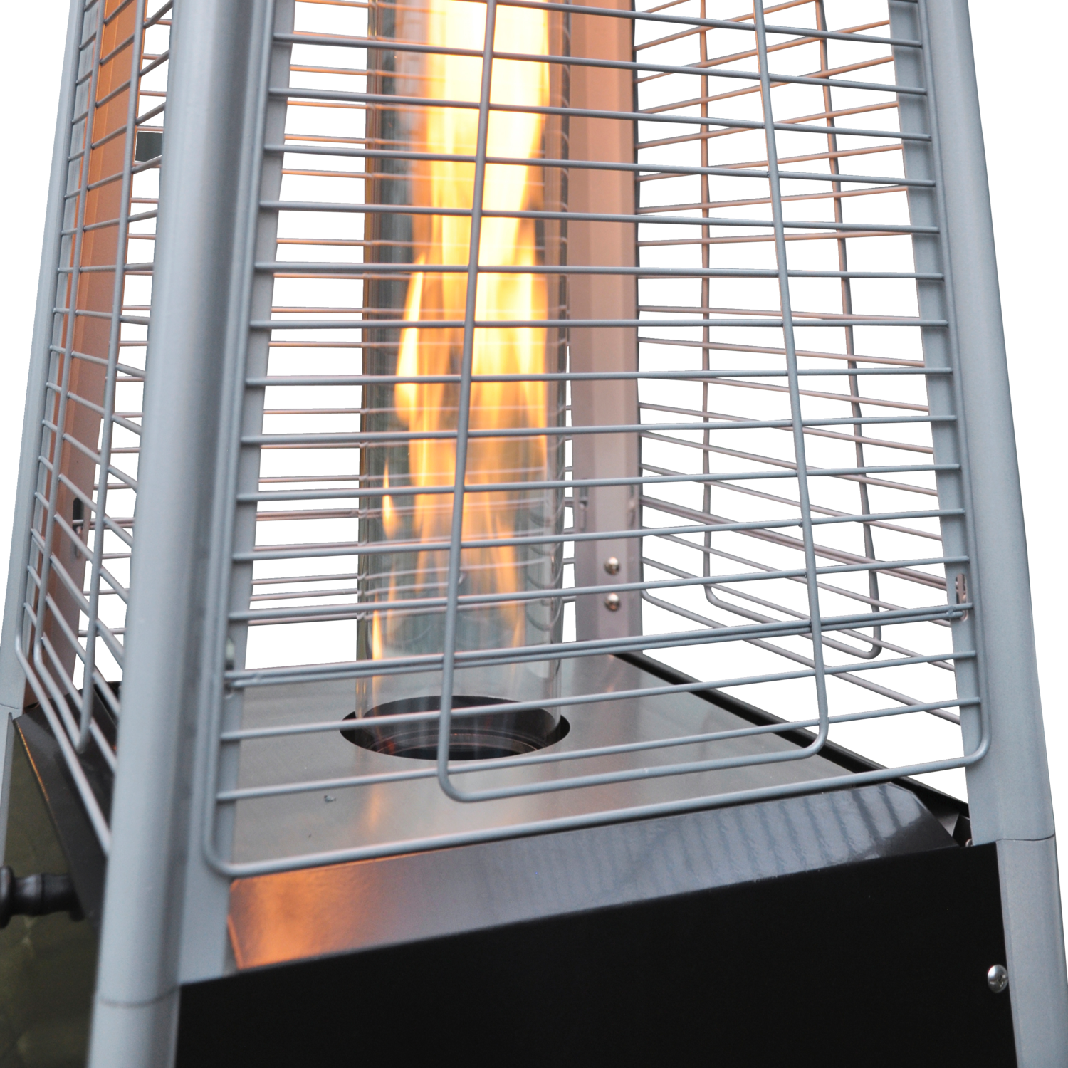 Stærk Gas terrassevarmer Flamme - sort