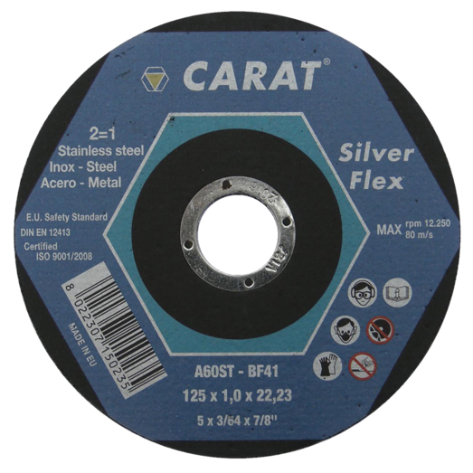 Carat Silver-Flex skæreskive metal og rustfrit stål