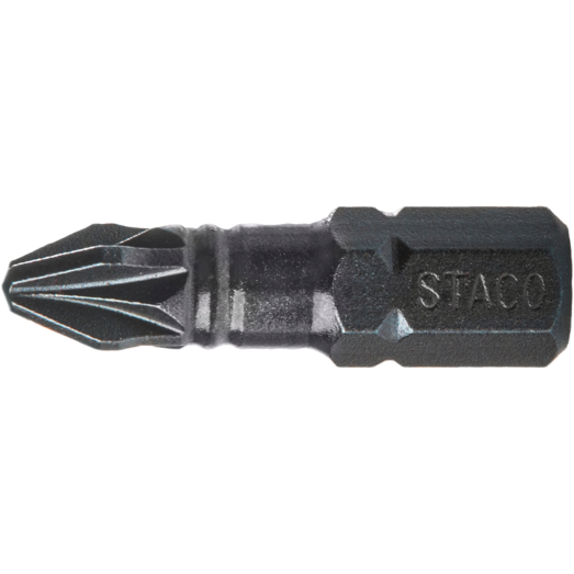 STACO bits 1/4"x25 mm PZ2 Heavy duty torsion 8 stk