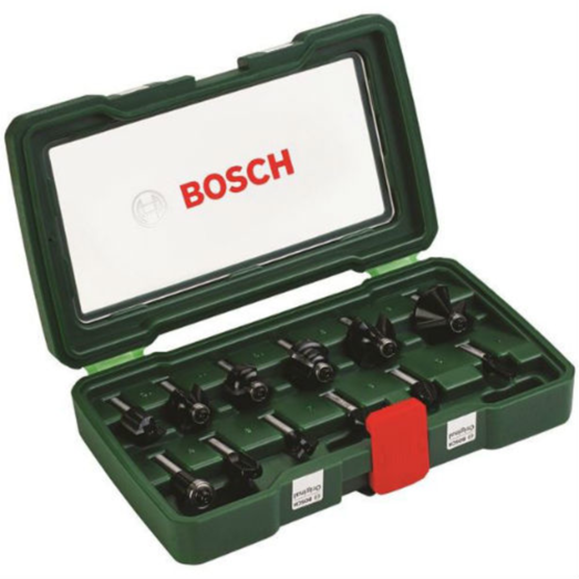 Bosch fræsejernssæt hårdmetal 12 dele