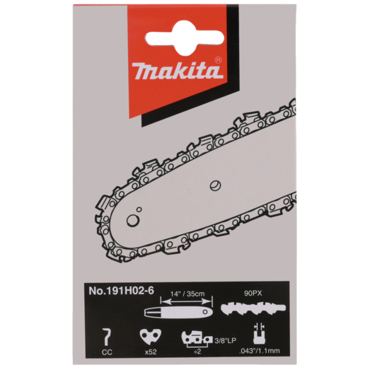 Makita 191H02-6 kædesavskæde 3/8" 52 led 1,1 mm