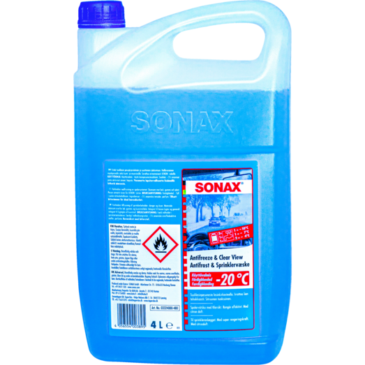 Sonax anti frost sprinklervæske 4 L