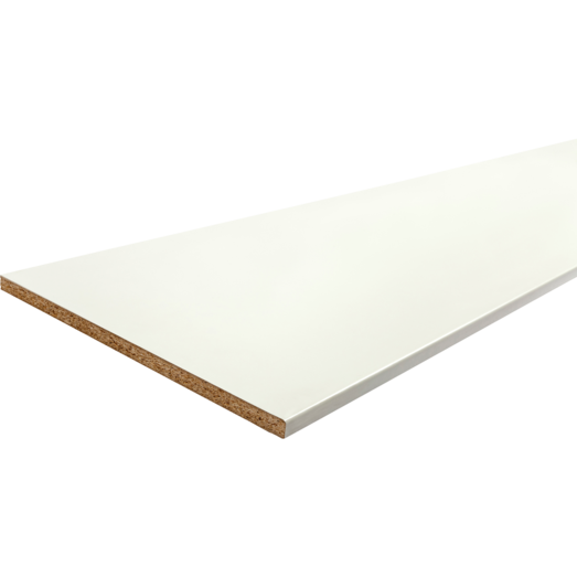 Wallmann bordplade laminat 28x600x2600 mm hvid