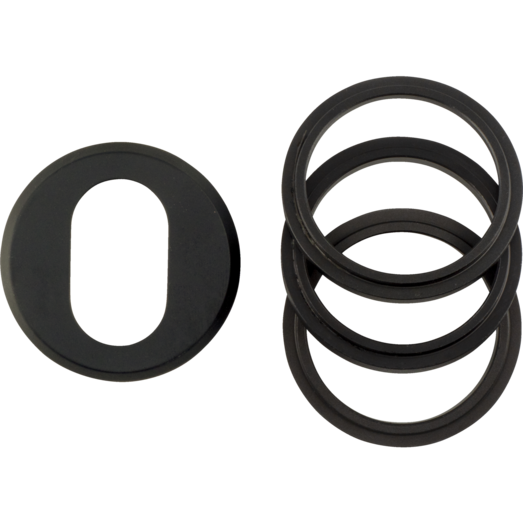 Jasa universal oval cylinderring 6-21 mm udvendig sort