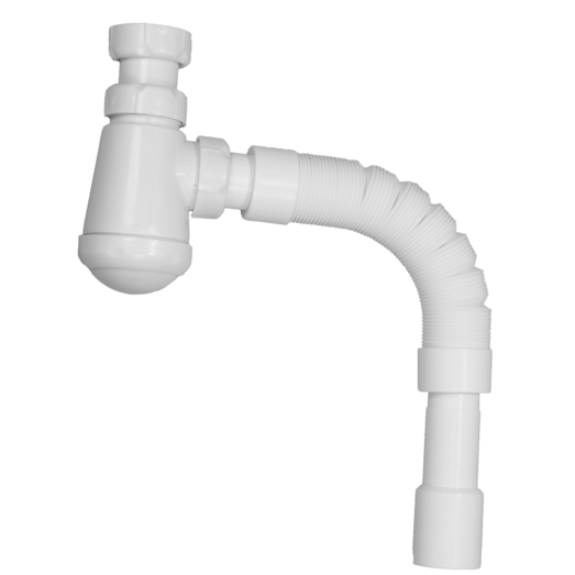 Vandlås t/håndvask 1 1/4"x32/40 mm hvid