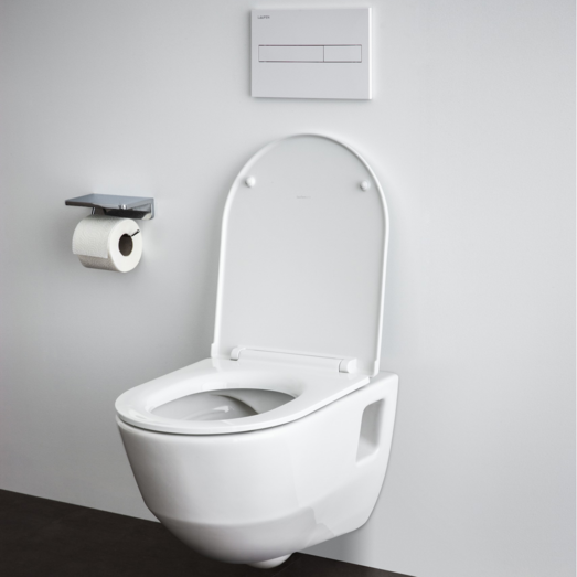 Laufen Pro væghængt toilet inkl. SoftClose toiletsæde hvid 