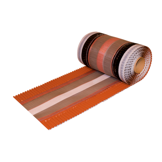 CASA-Roll rygningsbånd rød 390 mm x 5 m