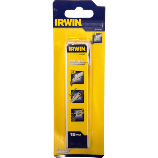 Irwin knæk-af knivblad carbon 18 mm 50 stk/pk