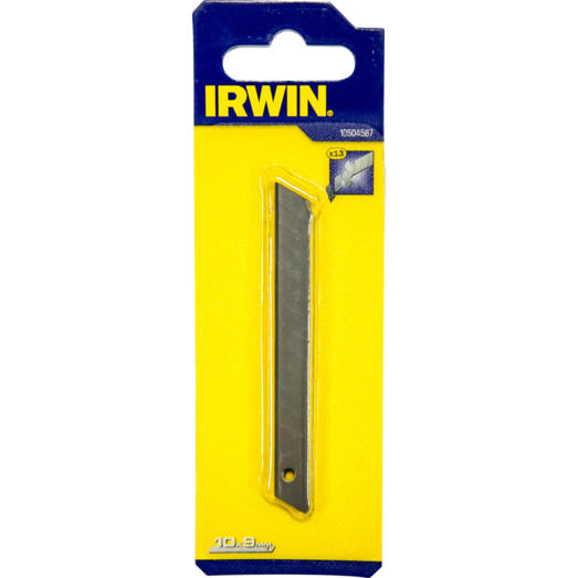 Irwin knæk-af knivblad carbon 9 mm 10 stk/pk